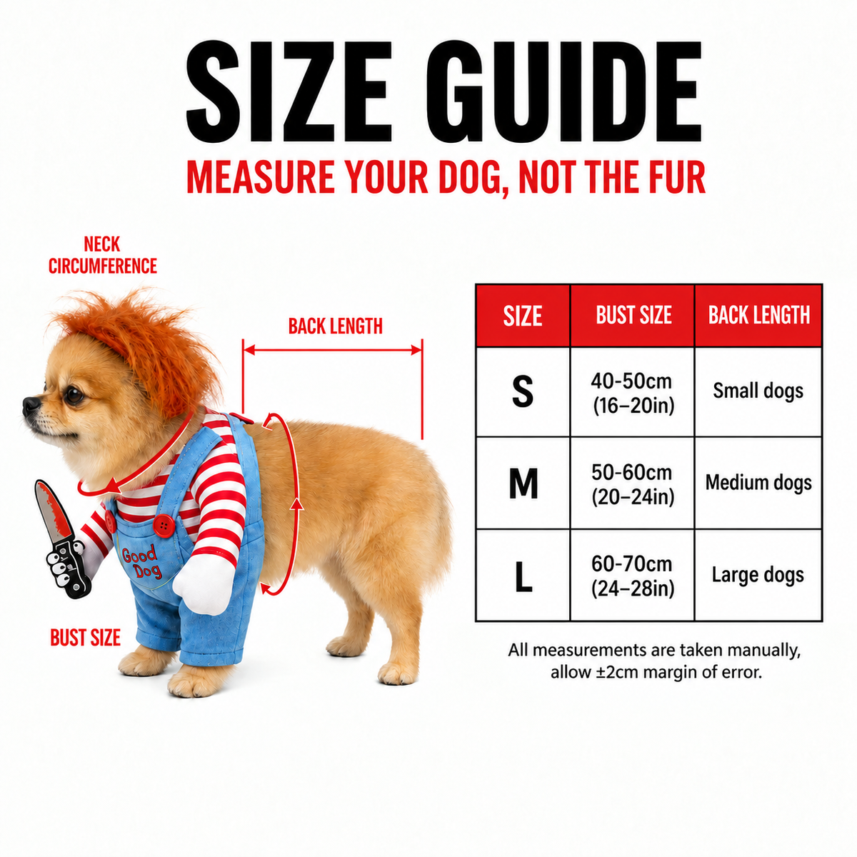 Chucky Dog Costume